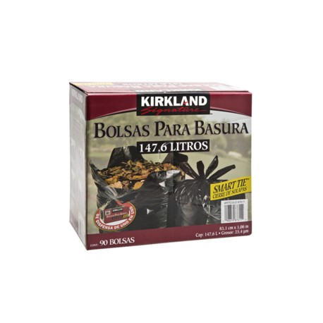 Kirkland Kirland Signature bolsas para basura de plástico 147L/90P - KOZ-DespensayMas-Kirkland