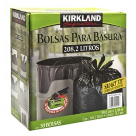 Kirkland Kirkland Signature bolsas para basura de plástico 50 - KOZ-DespensayMas-Kirkland