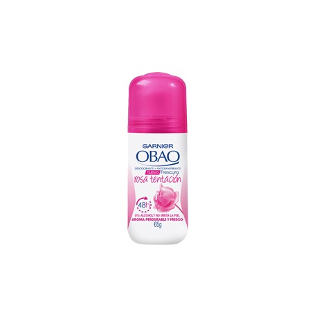 Garnier Caja Desodorante Obao Roll Mujer Rosa Intenso 65G/24P-DespensayMas-Garnier