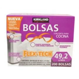 Kirkland Bolsas para basura mediana con cinta Kirkland 200P - KOZ-DespensayMas-Kirkland