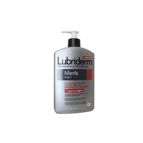 Johnson & Johnson Media Caja Crema Lubriderm Men con Fragancia 400M/6P-DespensayMas-Johnson & Johnson