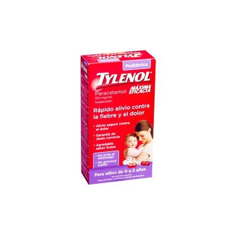 MayoreoTotal Tylenol Suspensión Pediátrica Cereza 15M-DespensayMas-MayoreoTotal