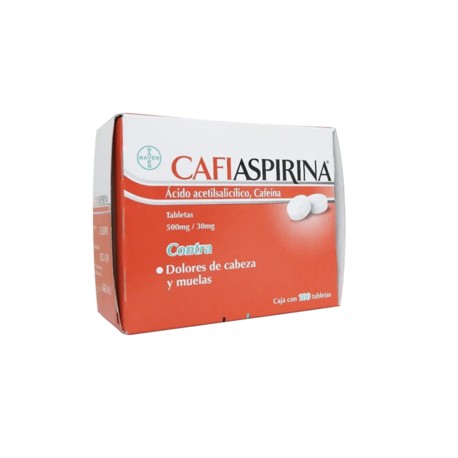 MayoreoTotal Cafiaspirina 100T/500MG - KOZ-DespensayMas-MayoreoTotal