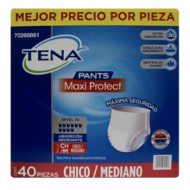 SCA Pants ropa interior desechable para incontinencia tamaño chico/mediano Tena 40P - KOZ-DespensayMas-SCA