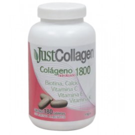 Just Collagen Colageno Hidrolizado,Calcio, Biotina, Vitamina C,E,K 180T - KOZ-DespensayMas-Just Collagen