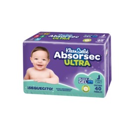 Kimberly Clark Caja pañales Absorsec Ultra Jumbo 4C/40P-DespensayMas-Kimberly Clark