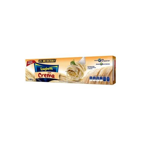 La Moderna Caja Sopa Spaguetti con crema 200G/20P-DespensayMas-La Moderna