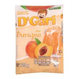 D´Gari Caja Gelatina Durazno D´Gari 120G/50P-DespensayMas-D´Gari