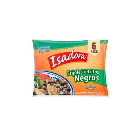 Verde Valle Frijoles Isadora Negros Refritos 6P/430G - ZK-DespensayMas-Verde Valle