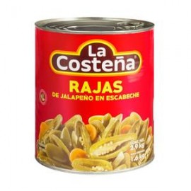 La Costeña Chiles Jalapeños en Rajas La Costeña en Escabeche 2.8K - ZK-DespensayMas-La Costeña