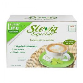 Superlife Endulzante Stevia Sin Calorías 500S/1G - ZK-DespensayMas-Superlife