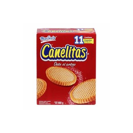 Bimbo Galletas Canelitas Marinela 11P/60G - ZK-DespensayMas-Bimbo