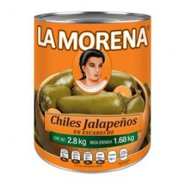 La Morena Chiles Jalapeños La Morena en Escabeche 2.8K - ZK-DespensayMas-La Morena