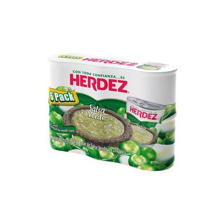 Herdez Salsa Herdez Verde 6P/210G - ZK-DespensayMas-Herdez