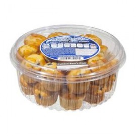 Cafe Valley Mini Panes Estilo Muffin Café Valley Bakery con Moras Azules 24P - ZK-DespensayMas-Cafe Valley