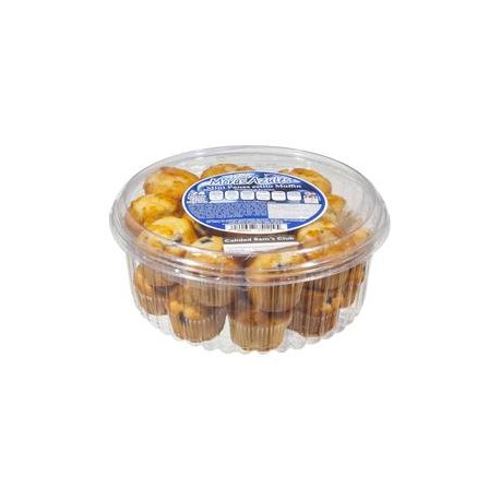 Cafe Valley Mini Panes Estilo Muffin Café Valley Bakery con Moras Azules 24P - ZK-DespensayMas-Cafe Valley