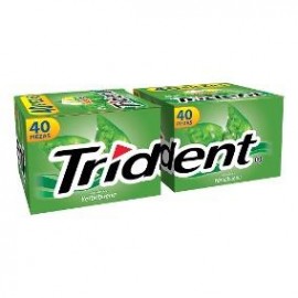 Mondelez Caja Chicle Trident Yerbabuena 4 S 40C/40P-DespensayMas-Mondelez