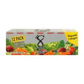 Herdez Jugo 8 Verduras Herdez 12P/335M - ZK-DespensayMas-Herdez